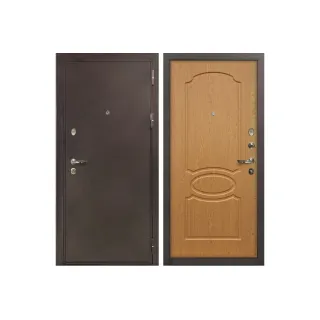 Входная металлическая дверь Лекс 5А Цезарь Дуб натуральный (панель №15)