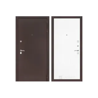 Входная дверь Labirint CLASSIC антик медный 07 - Белое дерево