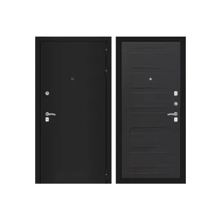 Входная дверь Labirint CLASSIC шагрень черная 14 - Эковенге