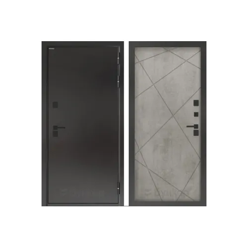 Входная дверь с терморазрывом BN-10 ФЛ-291 Бетон серый (светлый)