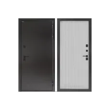 Входная дверь с терморазрывом BN-10 ХОМС Белый софт рельеф