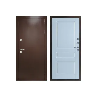 Дверь с терморазрывом Termo Сибирь Медь Классика Белое Дерево