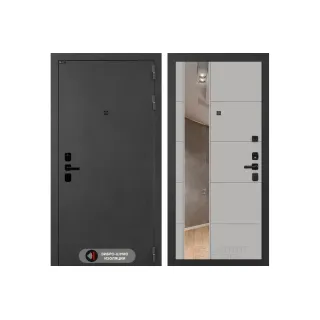 Входная дверь ACUSTIC с Зеркалом 19 - Грей софт